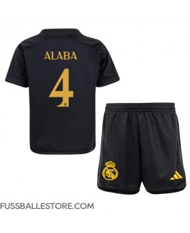 Günstige Real Madrid David Alaba #4 3rd trikot Kinder 2023-24 Kurzarm (+ Kurze Hosen)